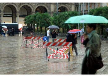 Avviso della Protezione civile per una perturbazione atlantica