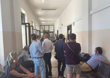 Diversi i giornalisti e le troupe presenti