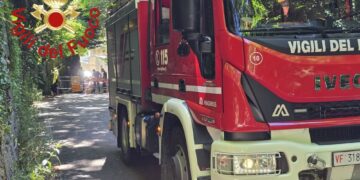 In corso sopralluogo vigili del fuoco e tecnici Comune