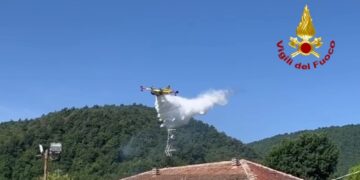 Intervento vigili del fuoco da otto ore in zona impervia Pergola