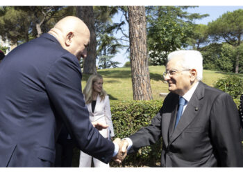 Cerimonia nella base di Decimonannu in Sardegna