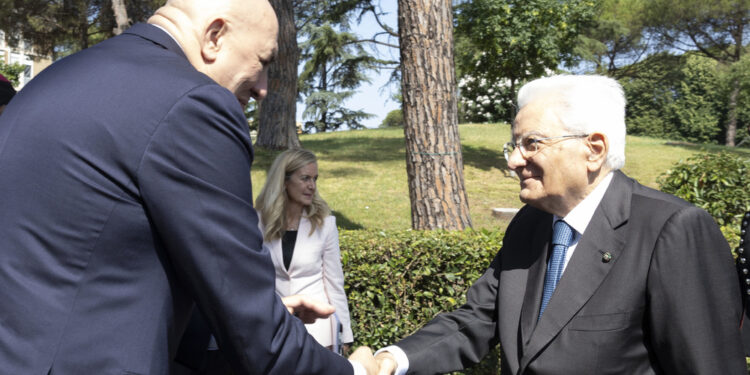 Cerimonia nella base di Decimonannu in Sardegna
