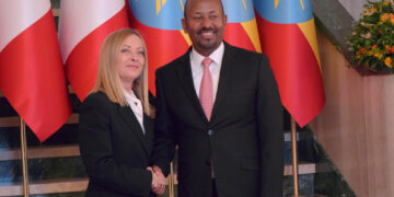 La premier da Adis Abeba commenta l'intesa Usa-Ue