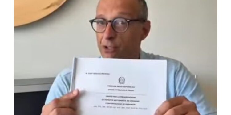 L'annuncio del candidato presidente Marche in video