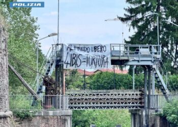 Scritta contro il 41 bis