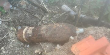 La bomba trovata a Mariano Comense