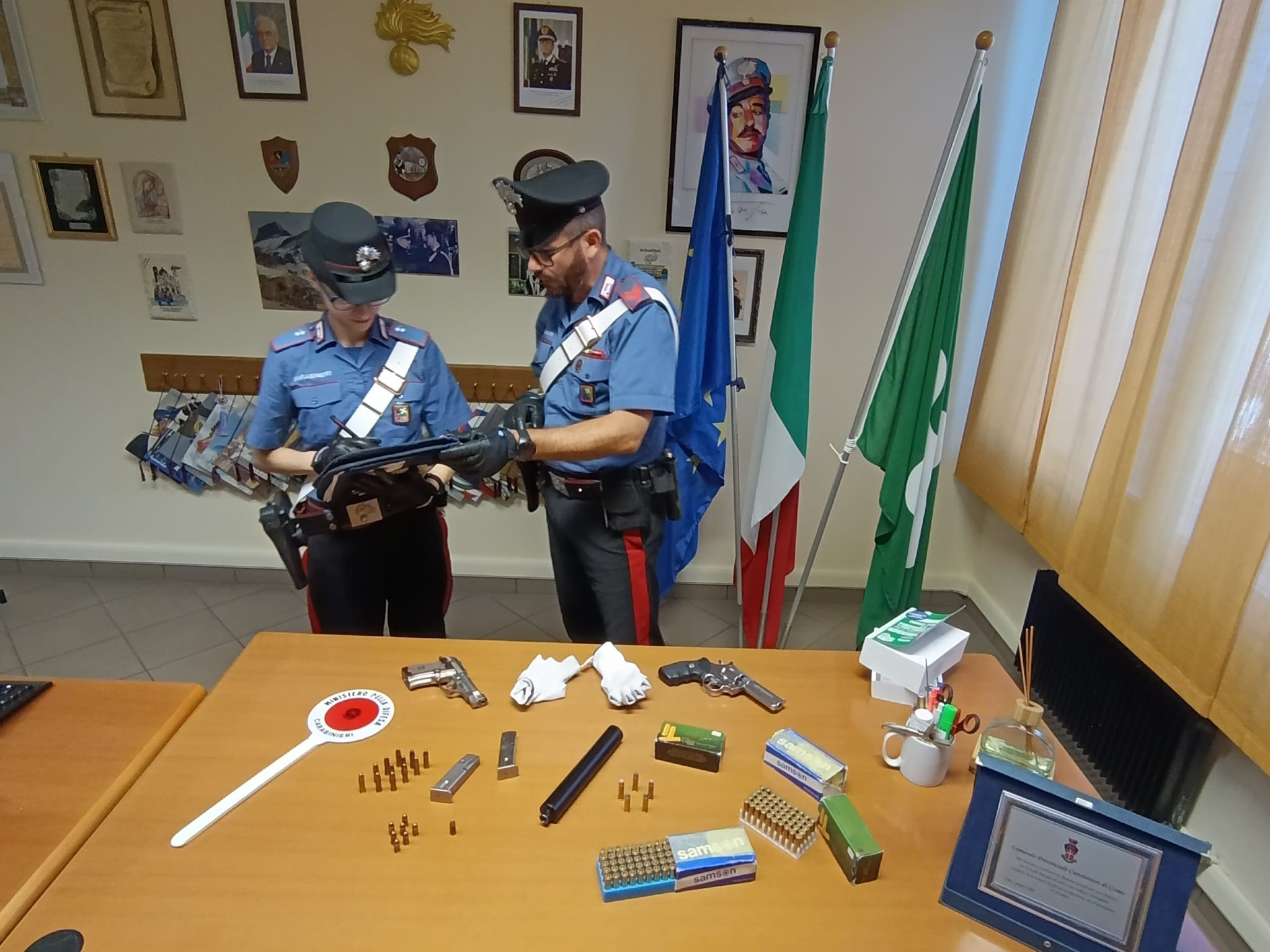 Lite e aggressione con una pistola a Rovellasca, arrestato 36enne albanese