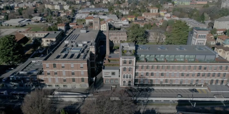La sede di ComoNext, nell'ex cotonificio Somaini di Lomazzo
