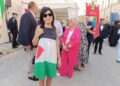 Consiglieri di minoranza dell'Aquila espongono i colori di Gaza