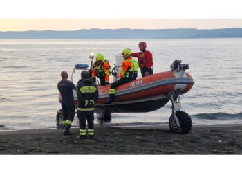 Vigili del fuoco al lavoro