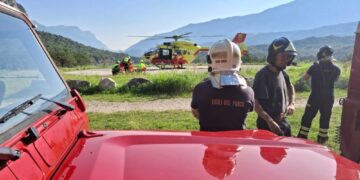 L'incidente in Trentino questa mattina poco dopo le 7