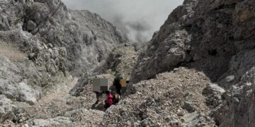 Operazioni dell'elisoccorso complicate dalle nuvole