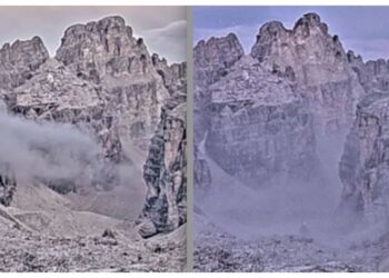 Cambia per sempre il profilo della montagna