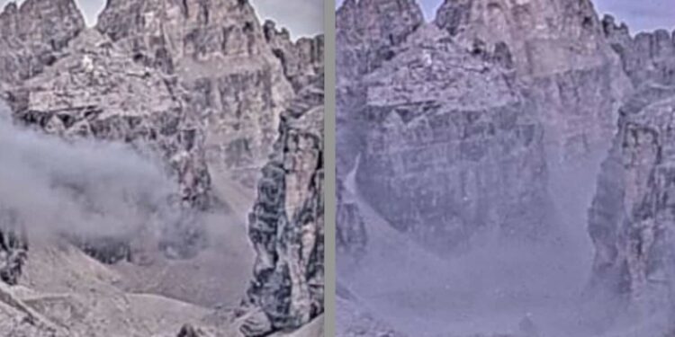 Cambia per sempre il profilo della montagna