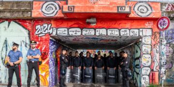 Dopo lo sgombero manifestazione 'contro il fascismo di governo'