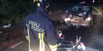 L'incidente ieri sera