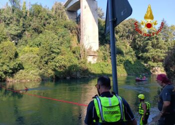 Scandagliato il fiume dai vigili del fuoco nel Comune di Trezzo