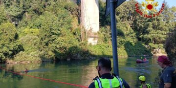 Scandagliato il fiume dai vigili del fuoco nel Comune di Trezzo