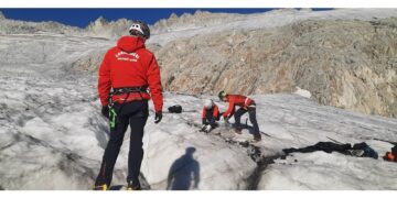 Intervento dei Carabinieri sulla Vedretta di Lares in Trentino