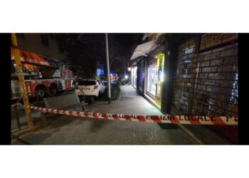 Incendio in una calzoleria