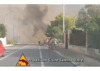 Sul posto inviati due canadair