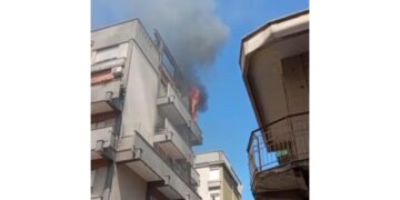 Intervengono i Vigili del fuoco