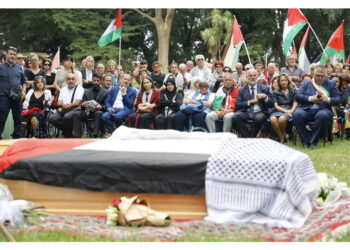 Funerali vicino a Pisa. 'Lei resta sepolta qui. Io torno a Gaza"