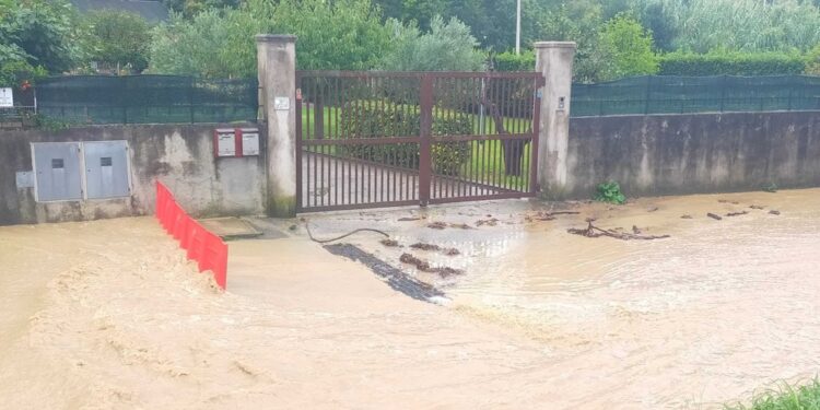 Disagi per la pioggia in diverse zone di Muggia e San Dorligo