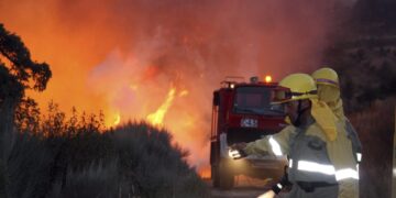 Il volontario era rimasto ferito in un incendio vicino Salamanca