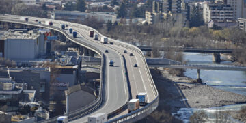 Nell'area di servizio Paganella Est dell'autostrada del Brennero