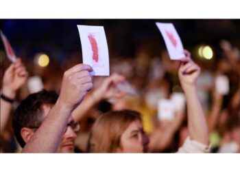 Prima della proiezione di 'The Birthday Party' di Jiménez