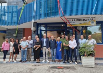 Sopralluogo Riccardi a struttura che ospita ucraini e loro mamme
