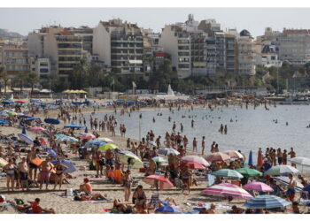 In località turistica di La Manga del Mar Menor