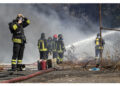 Misura precauzionale. Pompieri al lavoro