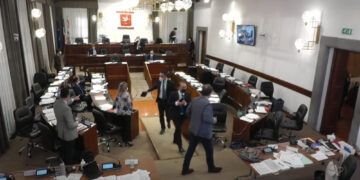 Riunione con i partiti in coalizione