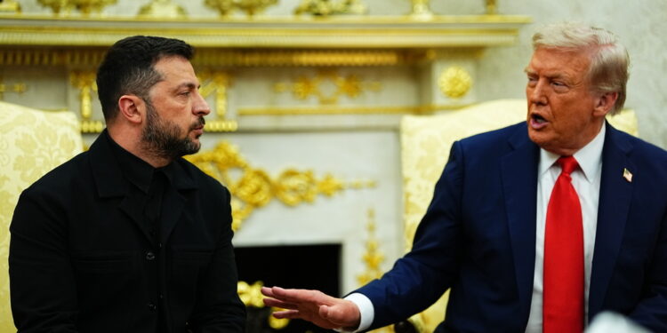 L'incontro allo studio ovale con Zelensky