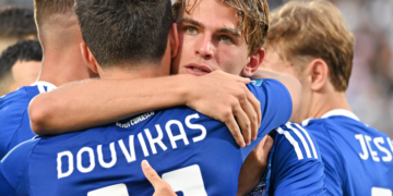 Nico Paz e Douvikas, foto di Roberto Colombo