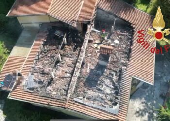 incendio via Dosso Asso