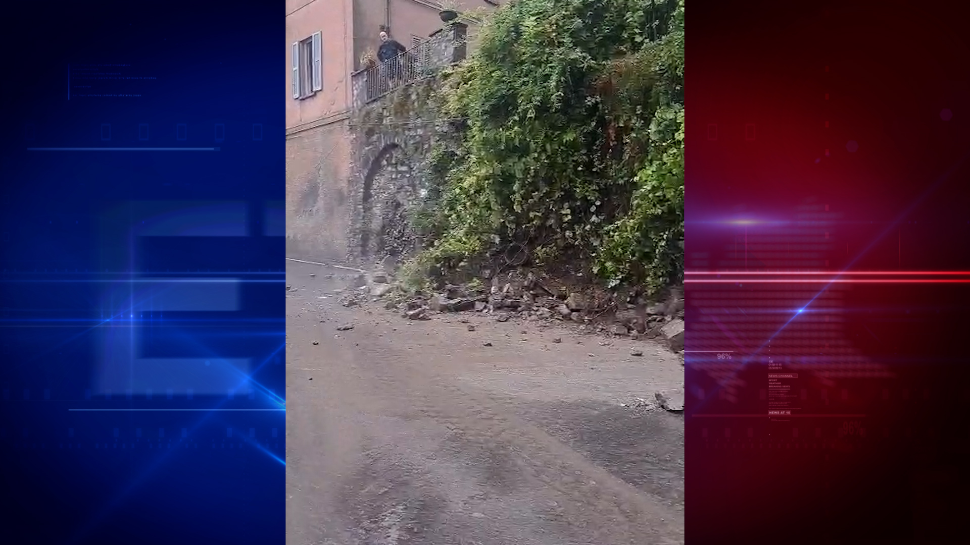 Frana ad Argegno: il video dello smottamento