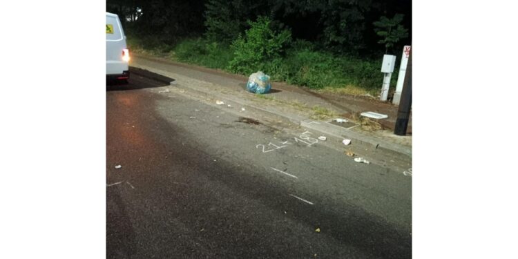 L'incidente ieri sera nel Vicentino