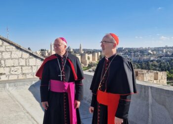 L'annuncio di mons. Baturi in visita in Terra Santa