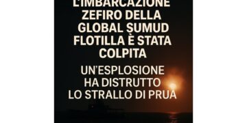 Un'esplosione ha distrutto lo strallo di prua della Zefiro