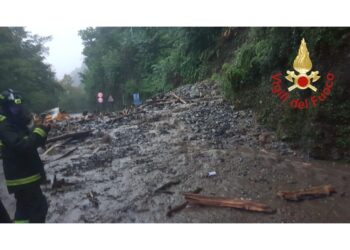 E' stata chiusa la strada provinciale Lariana