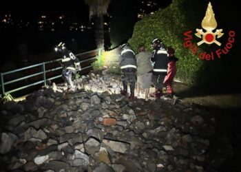 Chiusi il lungolago e la sp "Lariana" nel Comune di Blevio