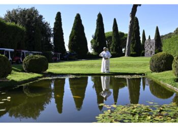 Altro break nella natura per il Pontefice