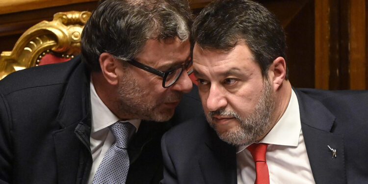 Riunione con Salvini e Giorgetti