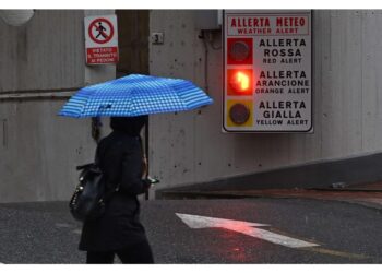 L'avviso della Protezione civile