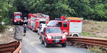 Vigili del fuoco in azione anche con i droni