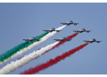 A Rivolto lo spettacolo a terra e in volo