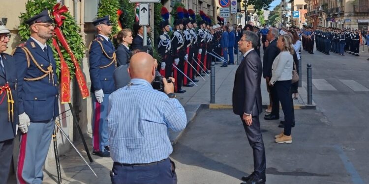 Piantedosi e Colosimo alla commemorazione sul luogo dell'eccidio